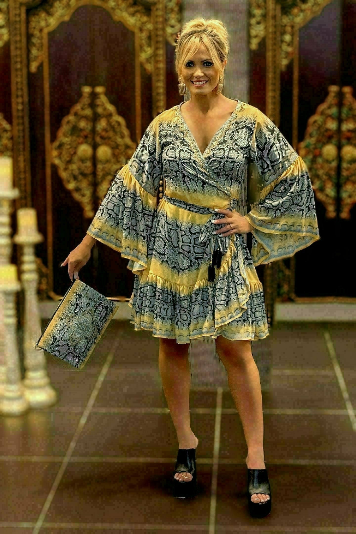 ROMANCIA COLLECTION - Midi Senorita Dress henleycollections